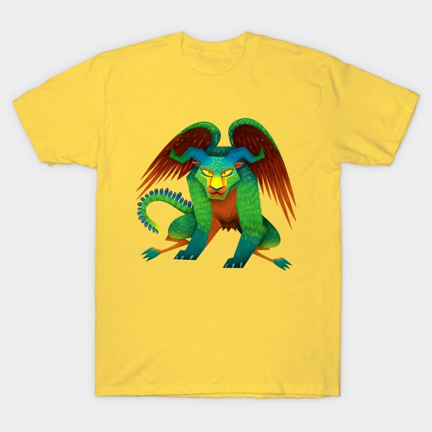 Pepita Alebrije T-Shirt by Firebluegraphics